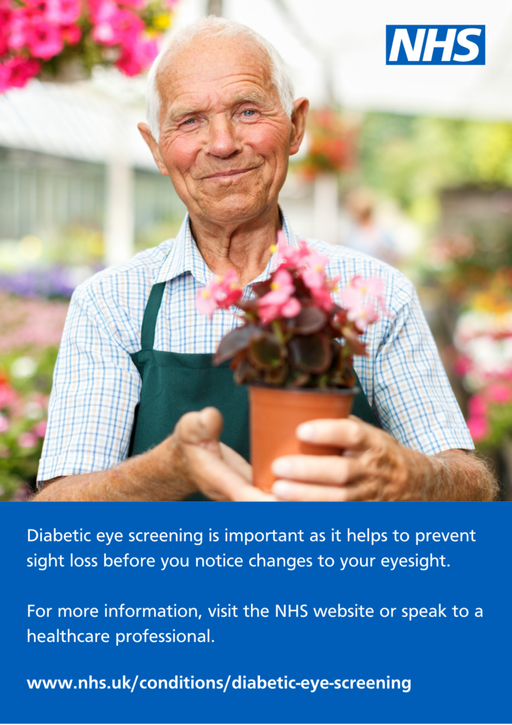 Diabetic eye screening poster